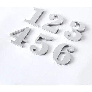 5 cm No: 123456 Yapışkanlı Metalik Gri