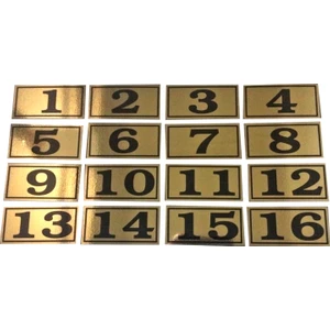 4x8 cm 1 Den 16 Ya Yapışkanlı Altın Sarı