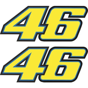 Sticker Atölyesi Rossi - 46 Motorcu Sticker - 14177