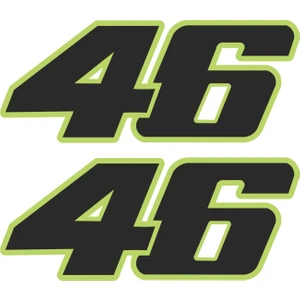 Sticker Atölyesi Rossi - 46 - Motorcu Sticker - 14133