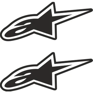 Sticker Atölyesi Alpine Star Motorcu Sticker - 14141