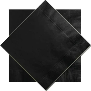 Siyah Peçete 20 Adet