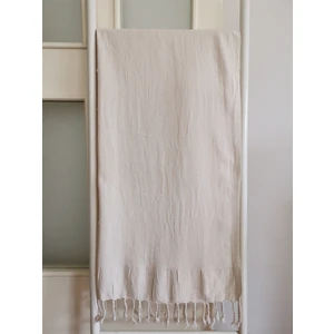 Melis Home Peştemal Banyo Havlusu , Plaj Havlusu %100 Pamuk 100x180 cm Çift Yüz Petek Natural