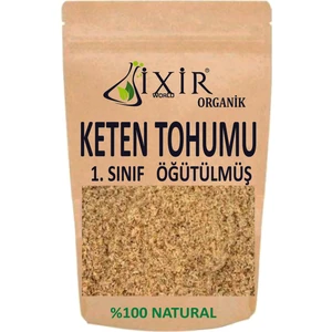 İXİR WORLD Keten Tohumu Öğütülmüş 100 gr Taze Öğütülmüş