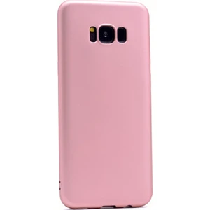 Samsung Galaxy S8 Plus Kılıf Premier Silikon Kılıf+3D Cam Bronz