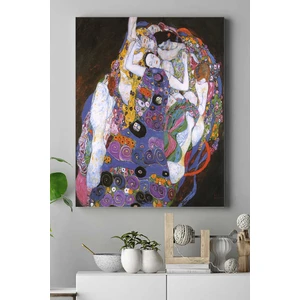 Klimt - The Virgin Sanatsal Kanvas Tablo 21 x 30 cm