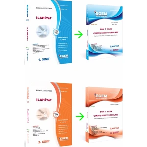 Egem Eğitim Yayınları İlahiyat 1 ve 2. Sınıf 2 ve 4. Dönem Konu Anlatımlı Soru Bankası + Çıkmış Sorular Seti (Bahar)