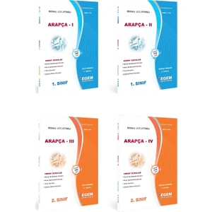 Egem Eğitim Yayınları İlahiyat Arapçalar 1 ve 2. Sınıf 1,2,3,4 Dönem Konu Anlatımlı Çözümlü Soru Bankası"Güz-Bahar"