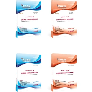 Egem Eğitim Yayınları AÖF İlahiyat 1ve 2. Sınıf 1,2,3,4. Dönem (Güz-Bahar)