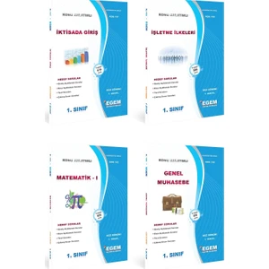 Egem Eğitim Yayınları AÖF Yönetim Bilişim Sistemleri 1. Sınıf 1. Dönem (Güz)