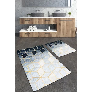 Talia Home Mozaik Desenli 2'Lİ Banyo Paspas Seti TLAHMP-237