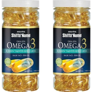 Shiffa Home Omega 3 -200 Kapsül x 1000 mg x 2 Adet