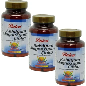 Kalsiyum Magnezyum Çinko 709MG x 90 Kapsül x 3 Adet