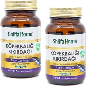 Shiffa Home Köpek Balığı Kıkırdağı 900 mg x 60 Kapsül x 2 Adet
