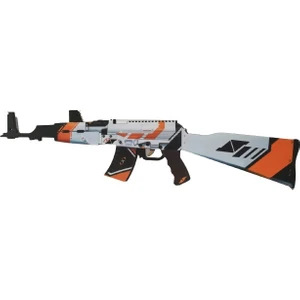 Ahşap CS-GO Asimov AK-47 Lastik Atar Oyuncak Tüfek