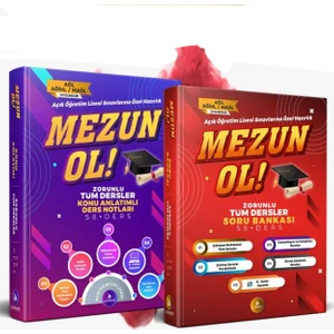 Liyakat Yayınları Açıköğretim Lisesi Hazırlık 2'li Efsane AÖL Sınav Seti - Zorunlu Tüm Dersler Konu Anlatımlı Ders Notları ve Soru Bankası - Açık Öğretim Lisesi Sınavlarına Özel Hazırlık - Mezun Ol
