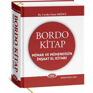 Data Yayınları Bordo Kitap: Mimar Ve Mühendisin İnşaat El Kitabı