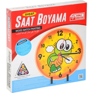 5302 KUMTOYS AHŞAP SAAT BOYAMA