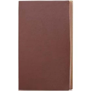 Trend Hediyelik Yumuşak Deri Kapaklı Defter Kahverengi 13 x 21 cm