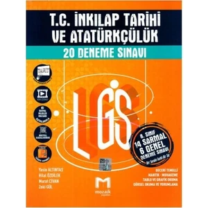 Mozaik Yayınları 8. Sınıf LGS T. C. İnkılap Tarihi ve Atatürkçülük 20 Deneme Sınavı