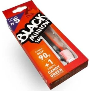Black Minnow BM160/5 BM793 Combo Deep 90GR Candy Green Silikon Yem