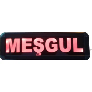 Sanec Meşgul Tabelası (Kasa Ölçüsü 9x26)