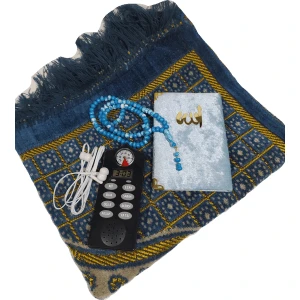 Namaz Öğreten Sesli Seccade Seti Lüks