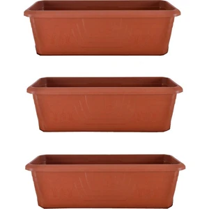 Dış Mekan Saksı, Renkli Sebze Saksısı 3 Adet 30 Lt, Derin Bahçe Saksısı