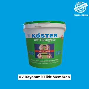 Kbe Flüssigfolie - 20 kg - Bitüm-Kauçuk Esaslı, Uv Dayanımlı Likit Membran