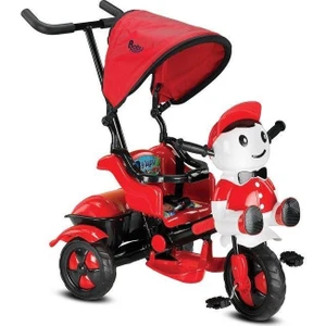 Baby Hope  125 Yupi Triycle 3 Tekerli Kontrollü Bisiklet Kırmızı-Siyah