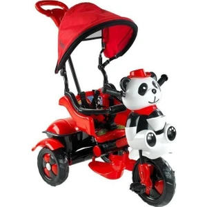 Baby Hope  127 Little Panda 3 Tekerli Kontrollü Bisiklet Kırmızı-Siyah