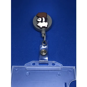 Ayıcıklar Desenli Yoyo Yaka Kartı