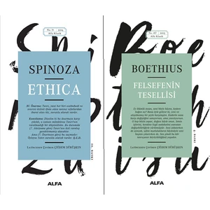 Veritas Felsefe Serisi 2 Kitap Set Ethica - Felsefenin Tesellisi (Spinoza, Boethius)