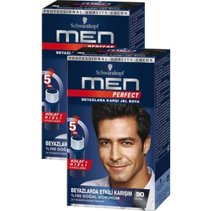 Men Perfect 90 Siyah Saç Boyası X2
