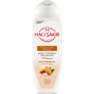 Hacı Şakir 2'si1 Arada Şampuan Badem Sütü 500 ml 3'lü Paket