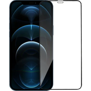 iPhone 12 Pro Max Vds Fiber Nano Tam Kaplama Ekran Koruyucu Siyah