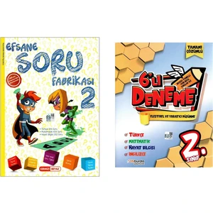 Kırmızı Beyaz Yayınlar 2.Sınıf  Efsane Soru Fabrikası + Onburda Deneme 2 Kitap