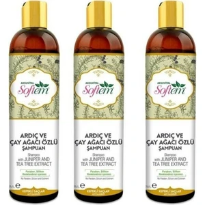 Aksu Vital Softem Ardıç ve Çay Ağacı Özlü Şampuan 3 Adet