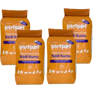 Pisi Pisi Eczacıbaşı Pisipisi Ince Taneli Sabunlu 10 kg (12 Lt) x 4 Adet