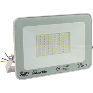 Zmr 50 W 6500K Beyaz Slim Kasa Led Projektör