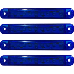 Hilal Shops Mavi Parmak LED 9 Led'li x 4 Adet - Yerli Üretim