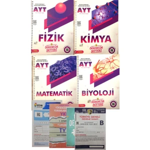 Murat Yayınları Öğrencim Defter AYT 4'lü Sayısal Set (4 Adet Denemeli)