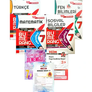 Günay Yayınları Gün&Ay Yayınları 7. Sınıf Bumerang 4'lü Set Okyanus-Aydın-Zoom Denemeli
