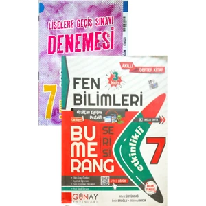 Günay Yayınları Gün&Ay Yayınları 7. Sınıf Bumerang Fen Bilimleri Okyanus Denemeli