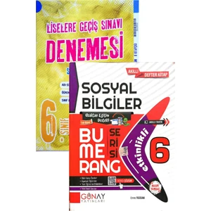 Günay Yayınları Gün&Ay Yayınları 6. Sınıf Bumerang Sosyal Bilgiler Okyanus Denemeli