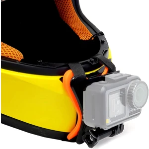 Tüm Aksiyon Kameralara Uyumlu Kask Çene Bağlantı Kayışı Turuncu