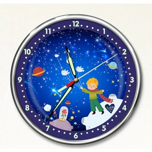 Dekor Loft Dekor Loft Premium Gece Parlayan Küçük Prens Çocuk Odası Duvar Saati PFS-1802