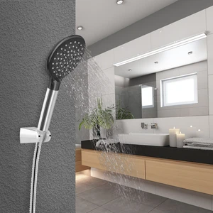 Deluxe Chrome Black El Duş Seti VLTM-7140