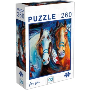 Ca Games Atlar Puzzle 260 Parça 48 x 33 cm