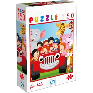Ca Games Hayvanlar Puzzle 150 Parça  34 x 24 cm
